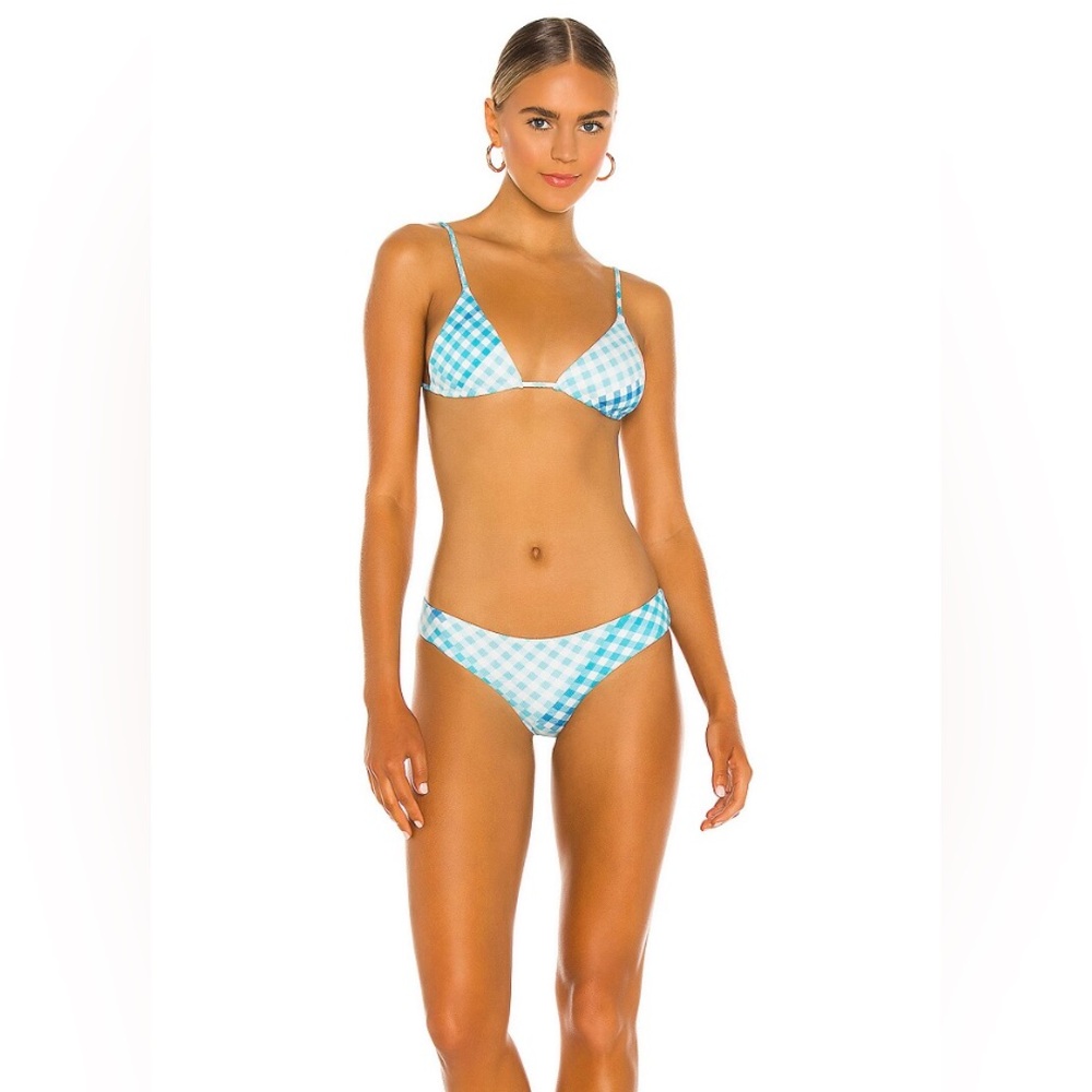 L*space blue gingham bikini
